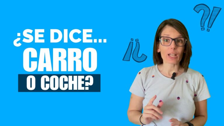 ¿Se dice ‘carro’ o es mejor ‘coche’? | Español de España vs español de América